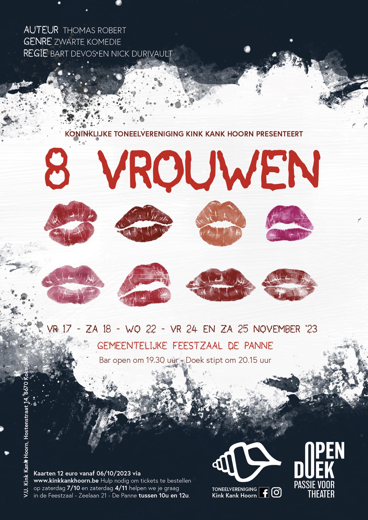 8 vrouwen affiche